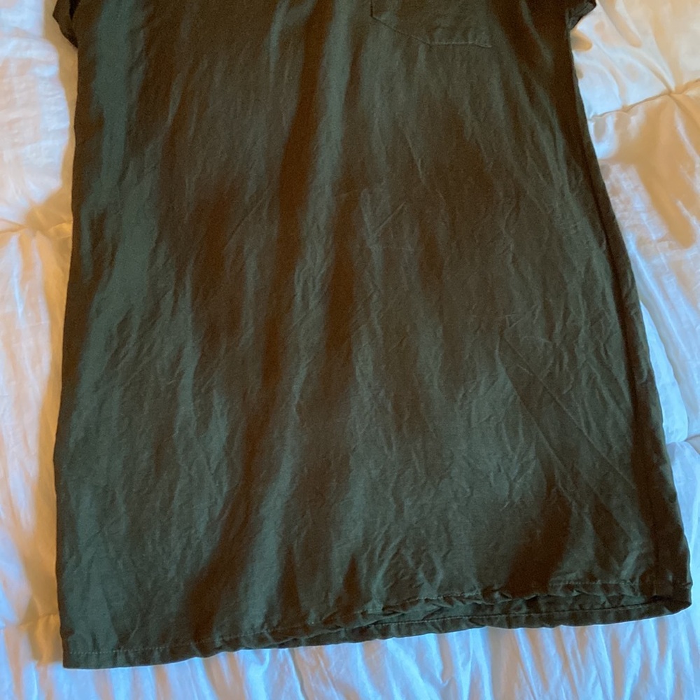 BRIDGE AND BURN GREEN DRESS WITH POCKET FRONT - Picture 6 of 7